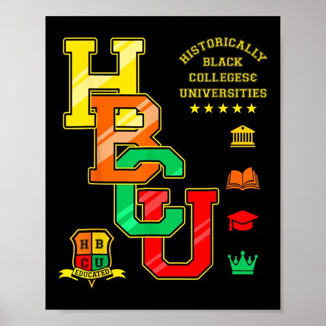 Poster Universidade de Faculdades Históricas de Roupa Hbc (Frente)