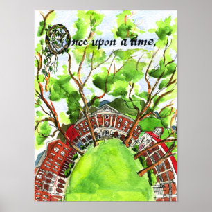 Póster Universidade de Hollins - uma vez