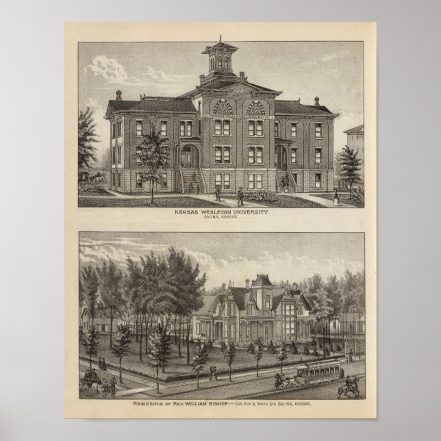 Póster Universidade de Kansas Wesleyan (Frente)