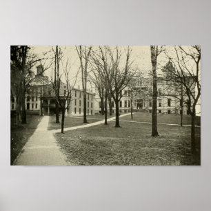 Poster Universidade de Ohio: College Green 1915