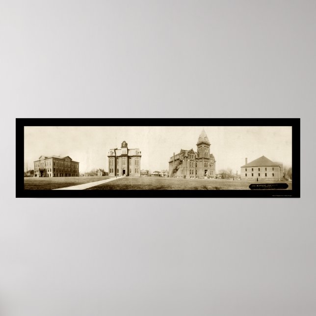 Poster Universidade de Ohio, Foto de Ada, 1912 (Frente)