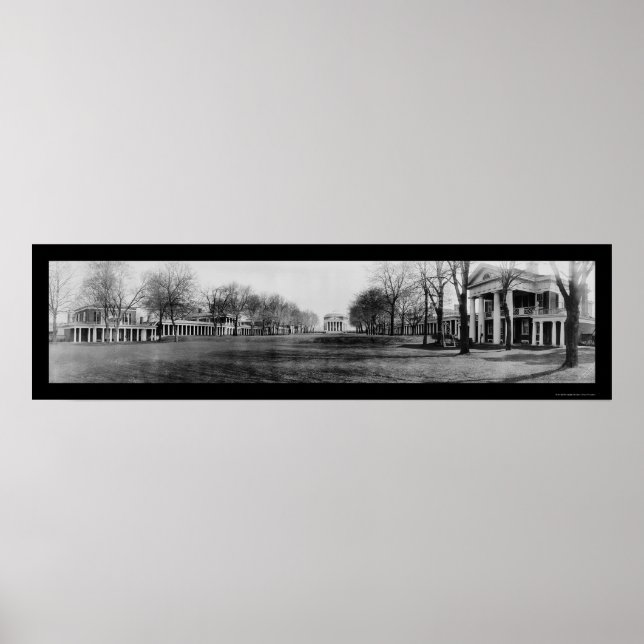 Poster Universidade de Virginia Photo 1909 (Frente)