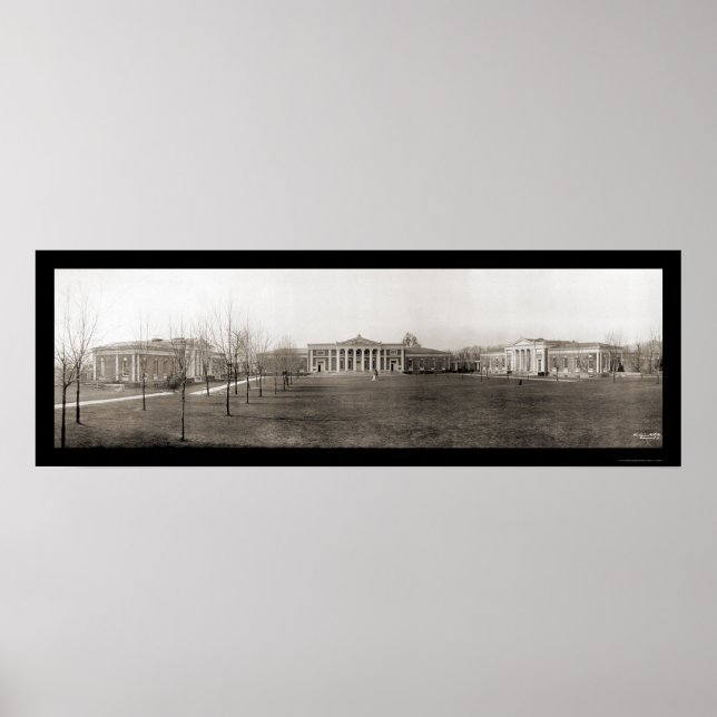 Póster Universidade de Virginia Photo 1911 (Frente)