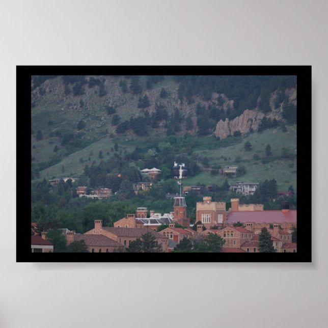 Póster Universidade do Colorado em Boulder (Frente)