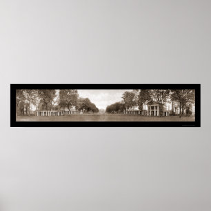 Poster Universidade do gramado da foto enorme 1911 de