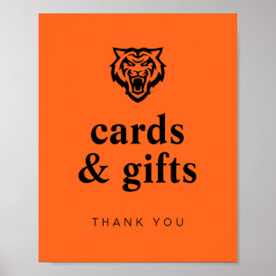 Poster Universidade Estadual de Idaho Bengals Spirit Desi