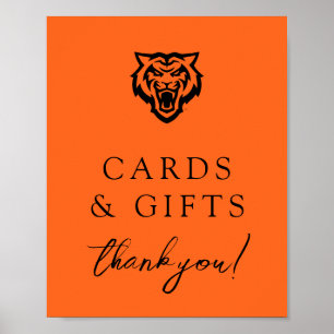 Poster Universidade Estadual de Idaho Bengals Spirit Desi