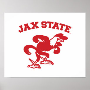 Poster Universidade Estadual de Jacksonville JAX State Ga