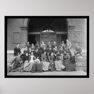 Poster Universidade Fisk em Nashville, TN 1900