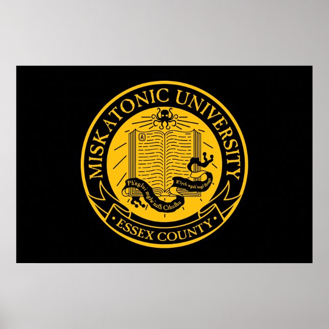 Poster Universidade Miskatonic (Frente)