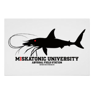Póster Universidade Miskatônica - Estação Abyssal de Camp