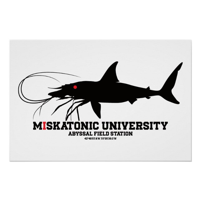 Póster Universidade Miskatônica - Estação Abyssal de Camp (Frente)