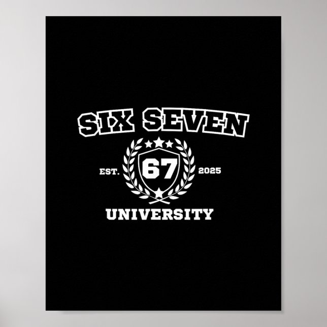 Poster Universidade Seis Sete Universidade Seis Sete Bruh (Frente)