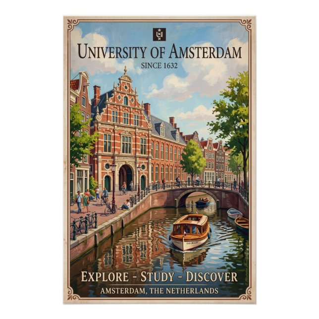 Póster Universität Amsterdam  (Frente)