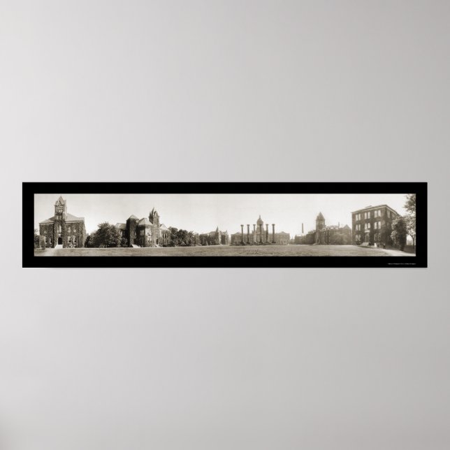 Poster University of Missouri Photo 1910 (Frente)