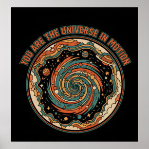 Poster Universo Cósmico em Movimento - Espírito Estético