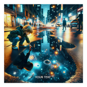 Póster Universo da rua Fantasy Cute Boy