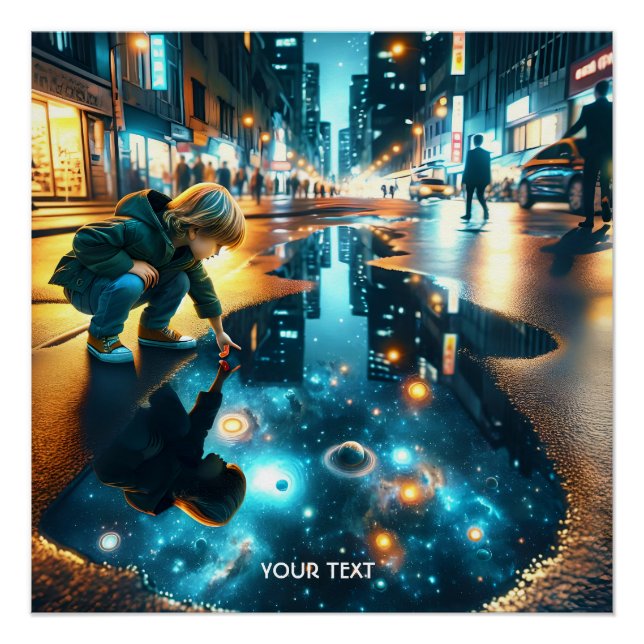 Póster Universo da rua Fantasy Cute Boy (Frente)