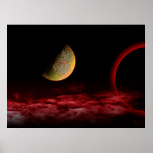 Póster Universo vermelho