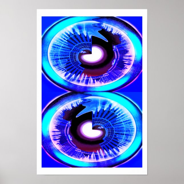Poster Universos paralelos na arte do luar (Frente)