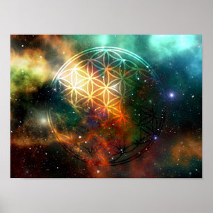 Poster Universum - A Flor da Vida -