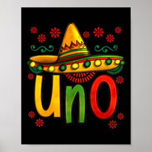 Poster Uno Meu Primeiro Aniversário Mexicano Cinco De May
