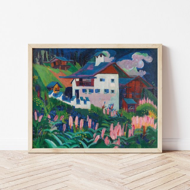 Poster Unser Haus | Ernst Ludwig Kirchner (Criador carregado)