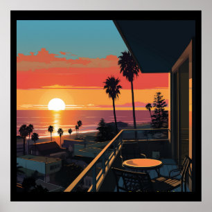 POSTER UNSET IN PAPAIS NOEIS MONICA #1