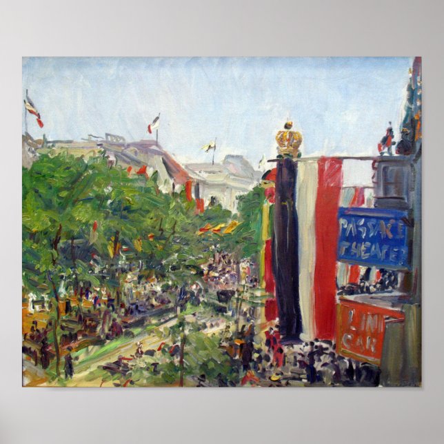 Poster Unter den Linden (Frente)