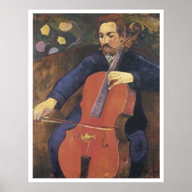 Póster Upaupa Schneklud, 1894 Paul Gauguin (Frente)