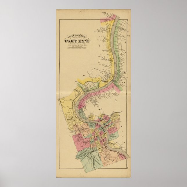 Póster Upper Ohio River e Valley (Frente)