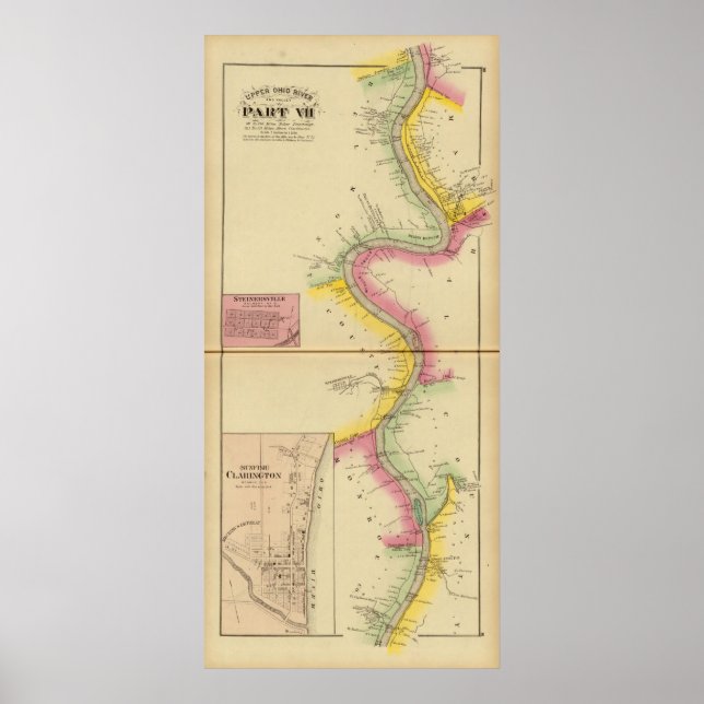Póster Upper Ohio River e Valley 3 (Frente)