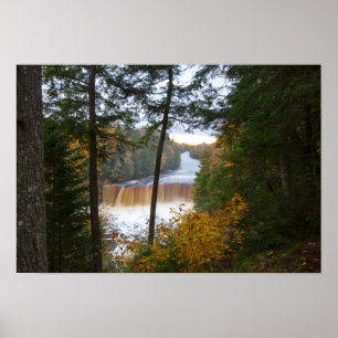 Póster Upper Tahquamenon Falls, Autumn, Michigan