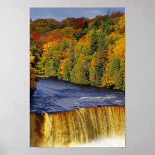 Poster Upper Tahquamenon Falls in UP Michigan