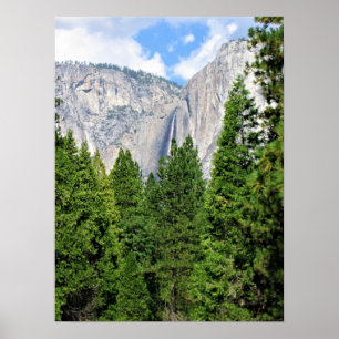 Poster Upper Yosemite Falls, Parque Nacional de Yosemite,