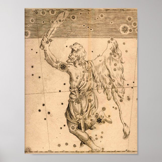 Poster Urano Orion Johann Bayer (Frente)