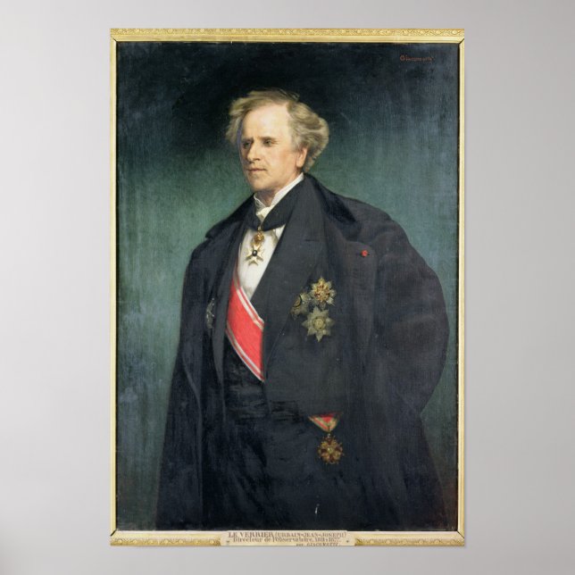 Póster Urbain Le Verrier (Frente)
