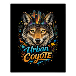 Póster Urban Coyote