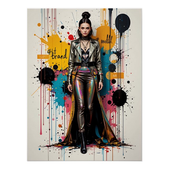 Póster Urban Edge: Fashion Meets Graffiti (Frente)