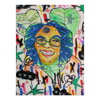 Póster Urban Edgy Abstract Graffiti Poster | Summer Kaos