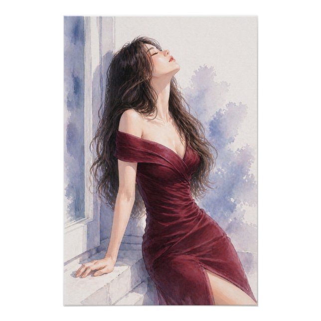 Póster URBAN FLUID ELEGANCE — Morning Serenity Poster (Frente)