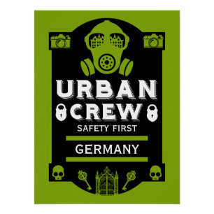 Póster Urbex de Exploração Urbana