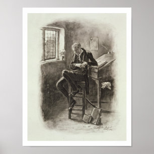 Póster Uriah Heep, 'de Charles Dickens: Uma bisbolhetice