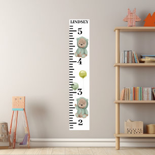 Poster Ursinho Balões Verdes