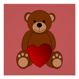 Póster Ursinho Love