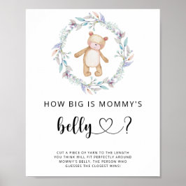 Poster ursinho quão grande é a barriga da mamãe jogo