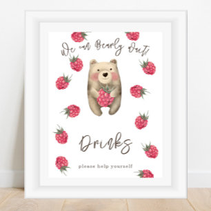 Poster Urso aquoso - Bebidas