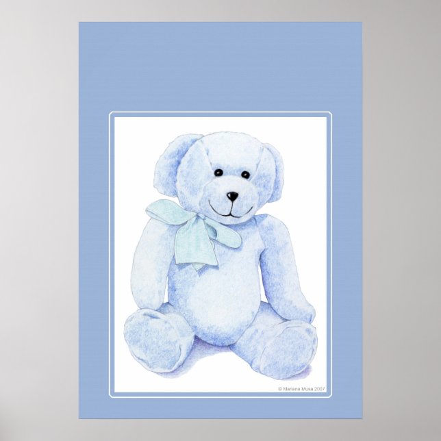 Póster Urso Azul (Frente)