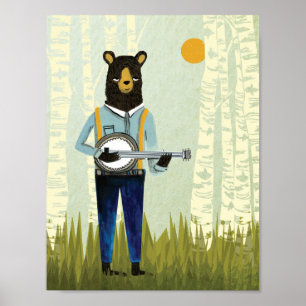 Póster Urso Banjo - Versão Original