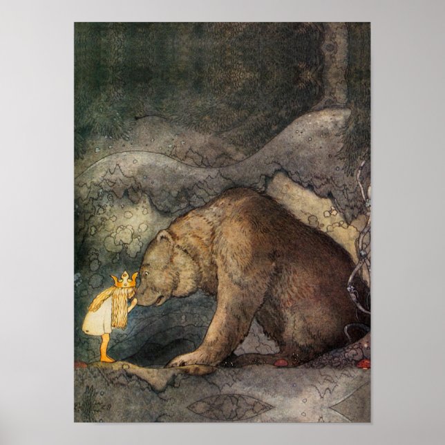 Poster Urso Beijo (Frente)